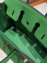 Hermes Birkin 25 green gold Togo 25cm - Unahubs - 2