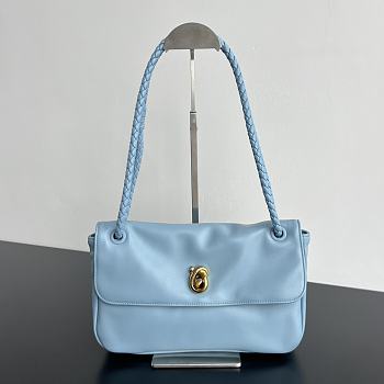 Bottega Veneta Madison Bag Blue 27x16x6cm - Unahubs