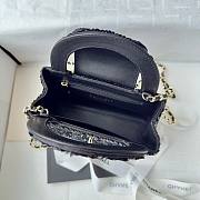 Chanel Kelly Sequins & Gold Black 19x13x7cm - Unahubs - 2