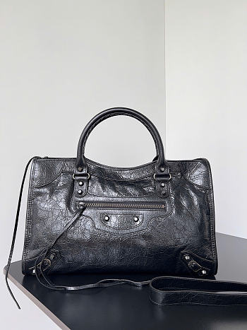 Balenciaga Le City Bag Black 38x23.4x14.9cm