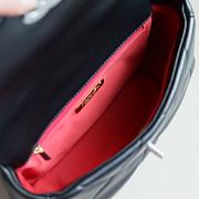 Chanel 19 Flap Bag Black silver Lambskin 26cm - 4