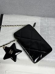 Chanel Phone Holder Black 17.5x10.5x2.5cm - Unahubs - 2