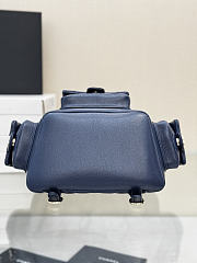 Chanel Duma Caviar Navy Blue Backpack 21.5x19.5x12cm - 5