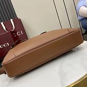Gucci emblem brown briefcase 40x30x6cm - Unahubs - 4