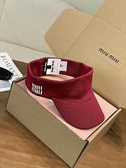 Miu Miu Red Hat - 1