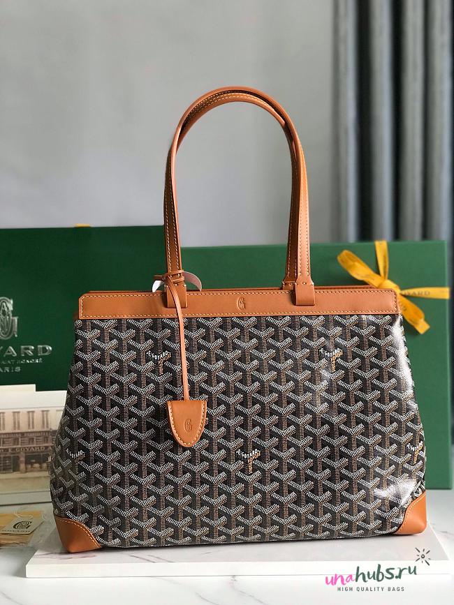 Goyard Bellechasse Biaude PM Bag brown 36x15x27cm - Unahubs - 1