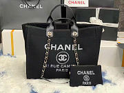 Chanel Shopping Tote Black Bag 38cm - Unahubs - 1