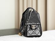 Chanel 26c Handbag Mini Black Lambskin Gold 22x20x12.5cm - Unahubs - 5