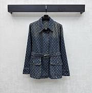 Gucci cotton denim jacquard jacket - Unahubs - 1