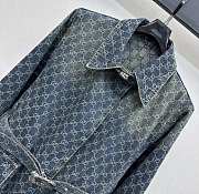 Gucci cotton denim jacquard jacket - Unahubs - 3