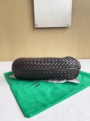 Bottega Veneta Small Dark Brown Clicker Bag 36x30x12cm - Unahubs - 4