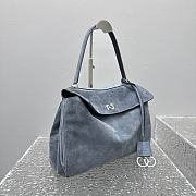 Balenciaga Rodeo Suede Top grey Handle Bag 35x23x18cm - Unahubs - 5
