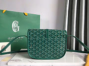 Goyard Belvedere II PM Messenger Handbag Green 21x16x6cm - Unahubs - 3