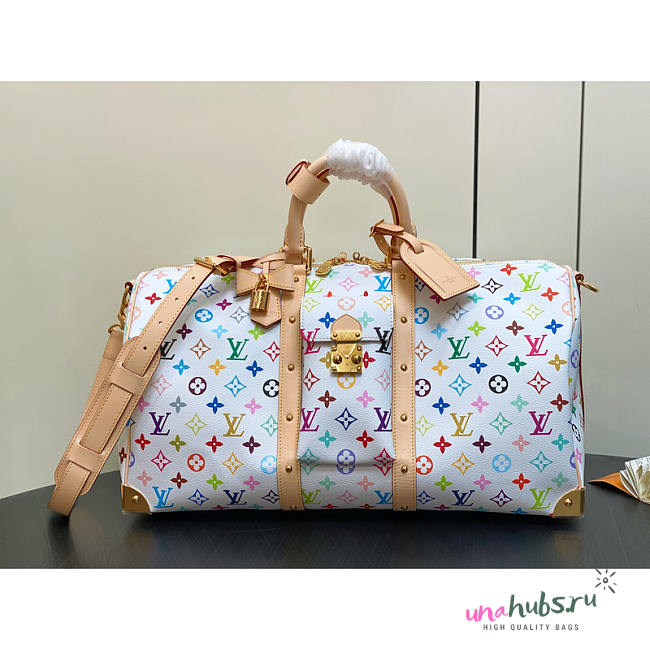 Louis Vuitton LV x TM Keepall Bandoulière 45 Multicolore 45x20x27cm - Unahubs - 1
