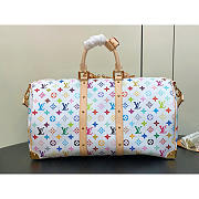 Louis Vuitton LV x TM Keepall Bandoulière 45 Multicolore 45x20x27cm - Unahubs - 4