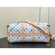 Louis Vuitton LV x TM Keepall Bandoulière 45 Multicolore 45x20x27cm - Unahubs - 2
