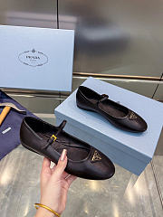 Prada Nappa leather ballerinas black - Unahubs - 1