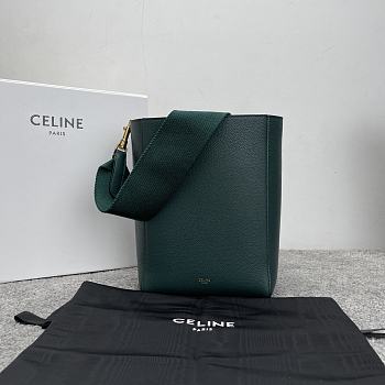 Celine Sangle Bag Green 25x18x12cm - Unahubs