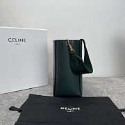 Celine Sangle Bag Green 25x18x12cm - Unahubs - 4