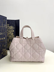 Dior Medium Toujours Bag pink 28.5x19x21cm - Unahubs - 5
