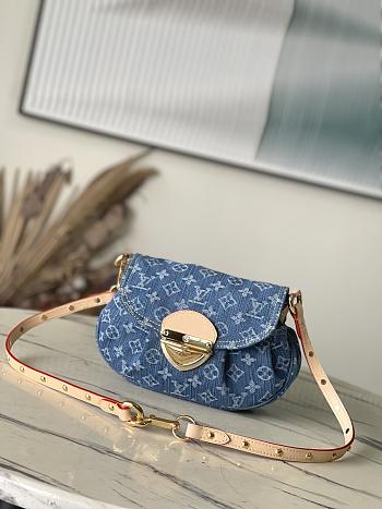 Louis Vuitton Sunset Denim Blue 27x18x3cm - Unahubs