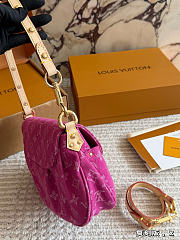 Louis Vuitton Sunset Denim Dark Pink 27x18x3cm - Unahubs - 5