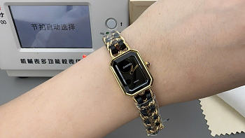 Chanel Black Gold Watch
