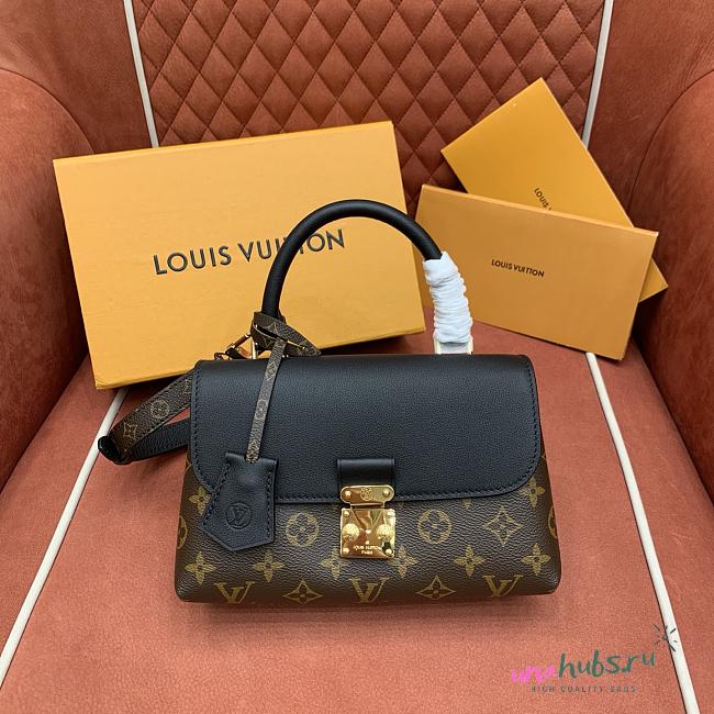 Louis Vuitton Madeleine BB Black 24.5x16x8cm - Unahubs - 1