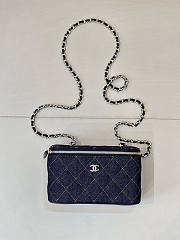 Chanel Vanity Case Denim 16x10x8cm - Unahubs - 1