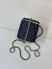Chanel Vanity Case Denim 16x10x8cm - Unahubs - 5