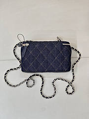 Chanel Vanity Case Denim 16x10x8cm - Unahubs - 3