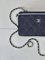 Chanel Vanity Case Denim 16x10x8cm - Unahubs - 2