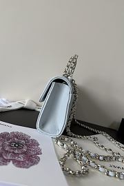 Chanel Kelly Light Blue Caviar 18x10x4.5cm - 4