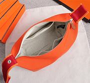 Hermes Canvas Bride A Brac PM Orange 21x17x12cm - Unahubs - 3