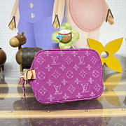 Louis Vuitton All In BB Fushia Denim 18x16x12cm - Unahubs - 5