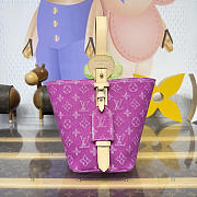 Louis Vuitton All In BB Fushia Denim 18x16x12cm - Unahubs - 3