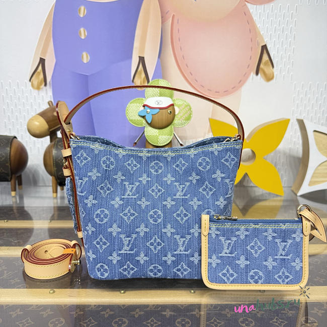 Louis Vuitton All In BB Blue Denim 18x16x12cm - Unahubs - 1