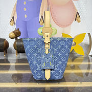Louis Vuitton All In BB Blue Denim 18x16x12cm - Unahubs - 4