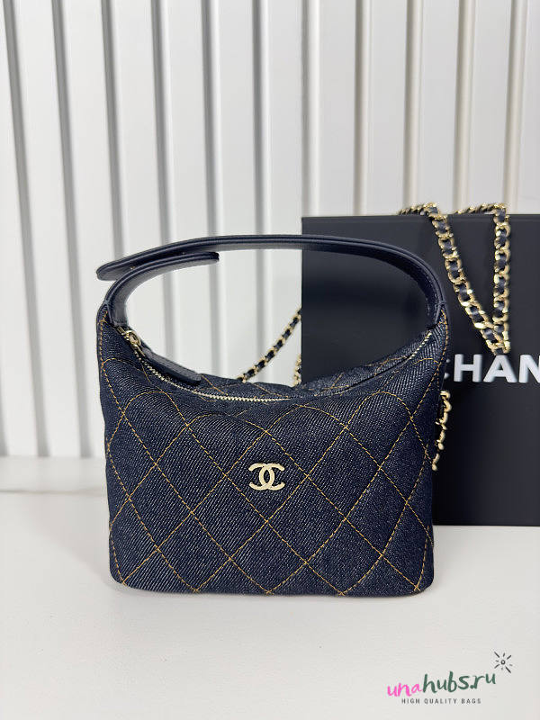 Chanel 26P Hobo Bag denim 21x19x6cm - Unahubs - 1
