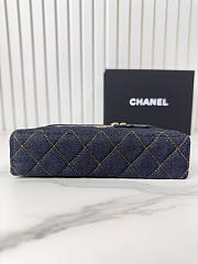 Chanel Vanity With Chain Denim 19.5x17x5cm - Unahubs - 4