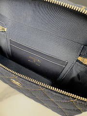 Chanel Vanity With Chain Denim 19.5x17x5cm - Unahubs - 2