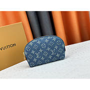 Louis Vuitton Cosmetic Pouch Denim Blue 17x12x6cm - Unahubs - 1