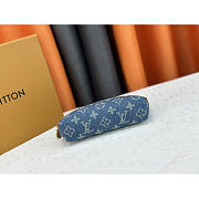 Louis Vuitton Cosmetic Pouch Denim Blue 17x12x6cm - Unahubs - 4
