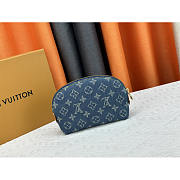 Louis Vuitton Cosmetic Pouch Denim Blue 17x12x6cm - Unahubs - 2