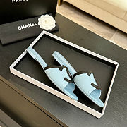 Chanel Blue Slides - Unahubs - 2