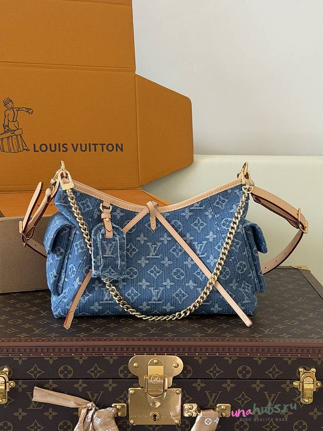 Louis Vuitton Carryall Cargo PM Denim 33.5x23x15cm - 1