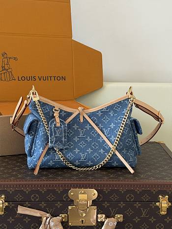 Louis Vuitton Carryall Cargo PM Denim 33.5x23x15cm