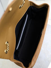 YSL Loulou Bag Suede Dark Brown 32x22x10cm - 5