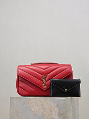 YSL Loulou Bag Red 29x17x8cm - Unahubs - 1