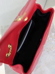 YSL Loulou Bag Red 29x17x8cm - Unahubs - 4